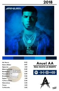 Cuadro Anuel AA - Real hasta la muerte