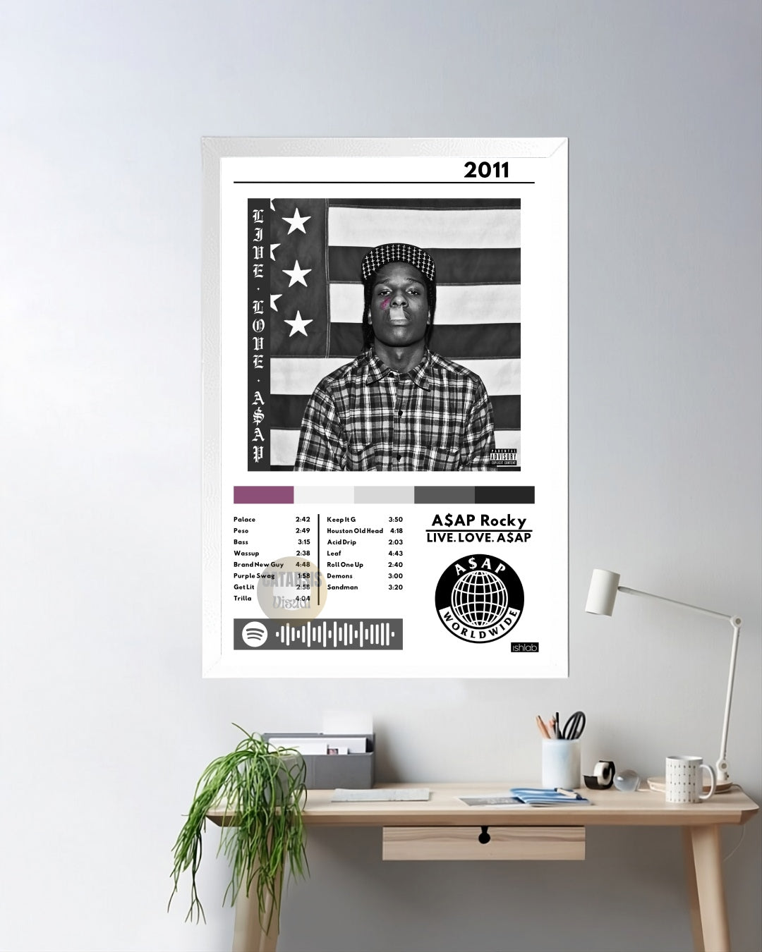 Cuadro A$AP Rocky  - Live. Love. A$AP