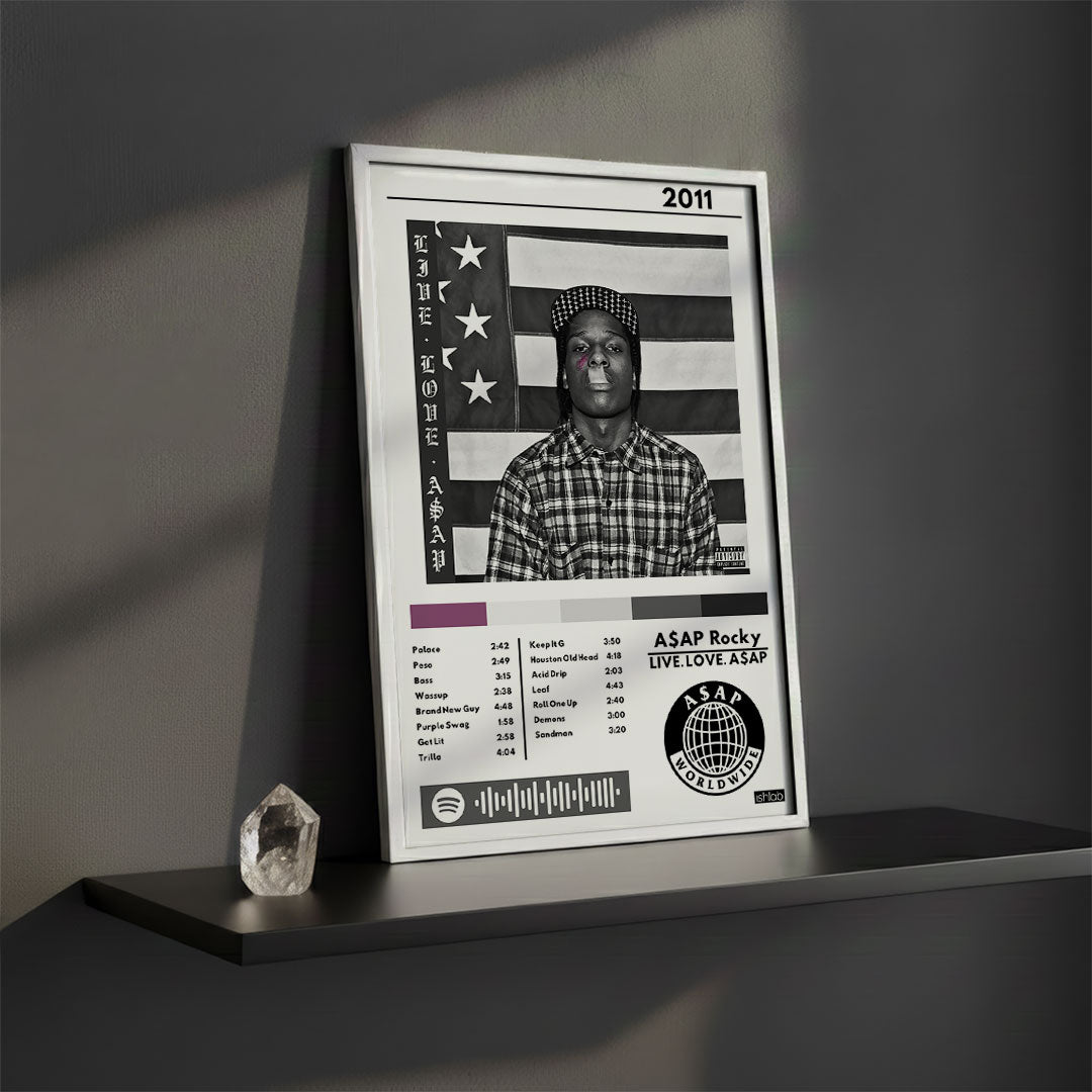 Cuadro A$AP Rocky - Live. Love. A$AP - Catarsis Visual