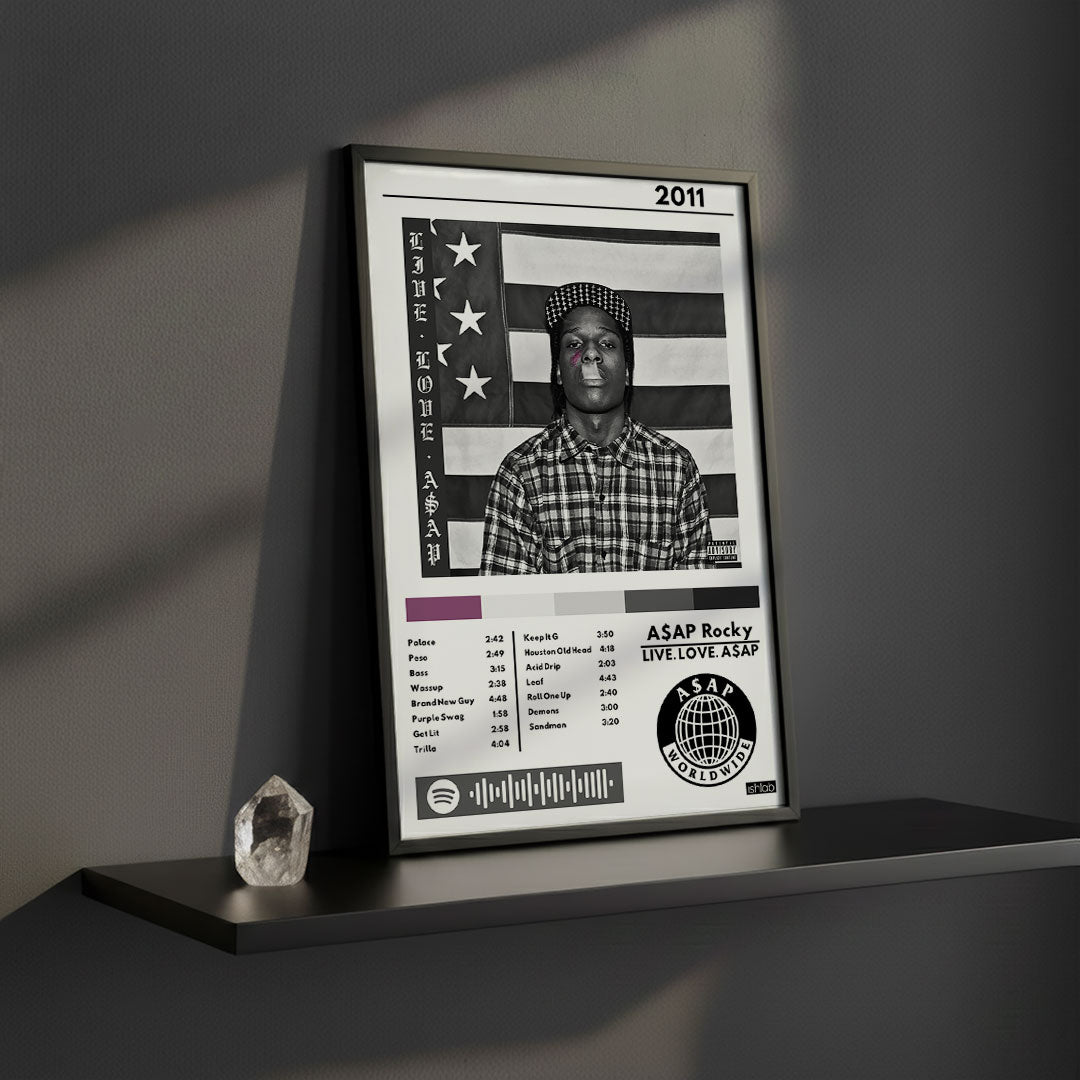Cuadro A$AP Rocky - Live. Love. A$AP - Catarsis Visual