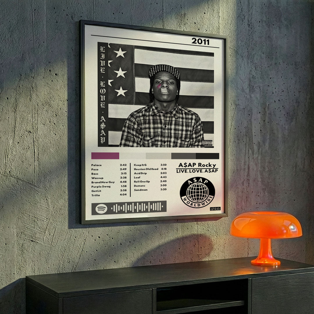 Cuadro A$AP Rocky - Live. Love. A$AP - Catarsis Visual