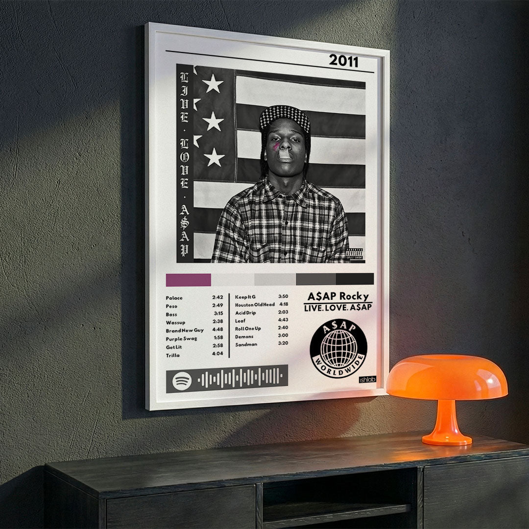 Cuadro A$AP Rocky - Live. Love. A$AP - Catarsis Visual