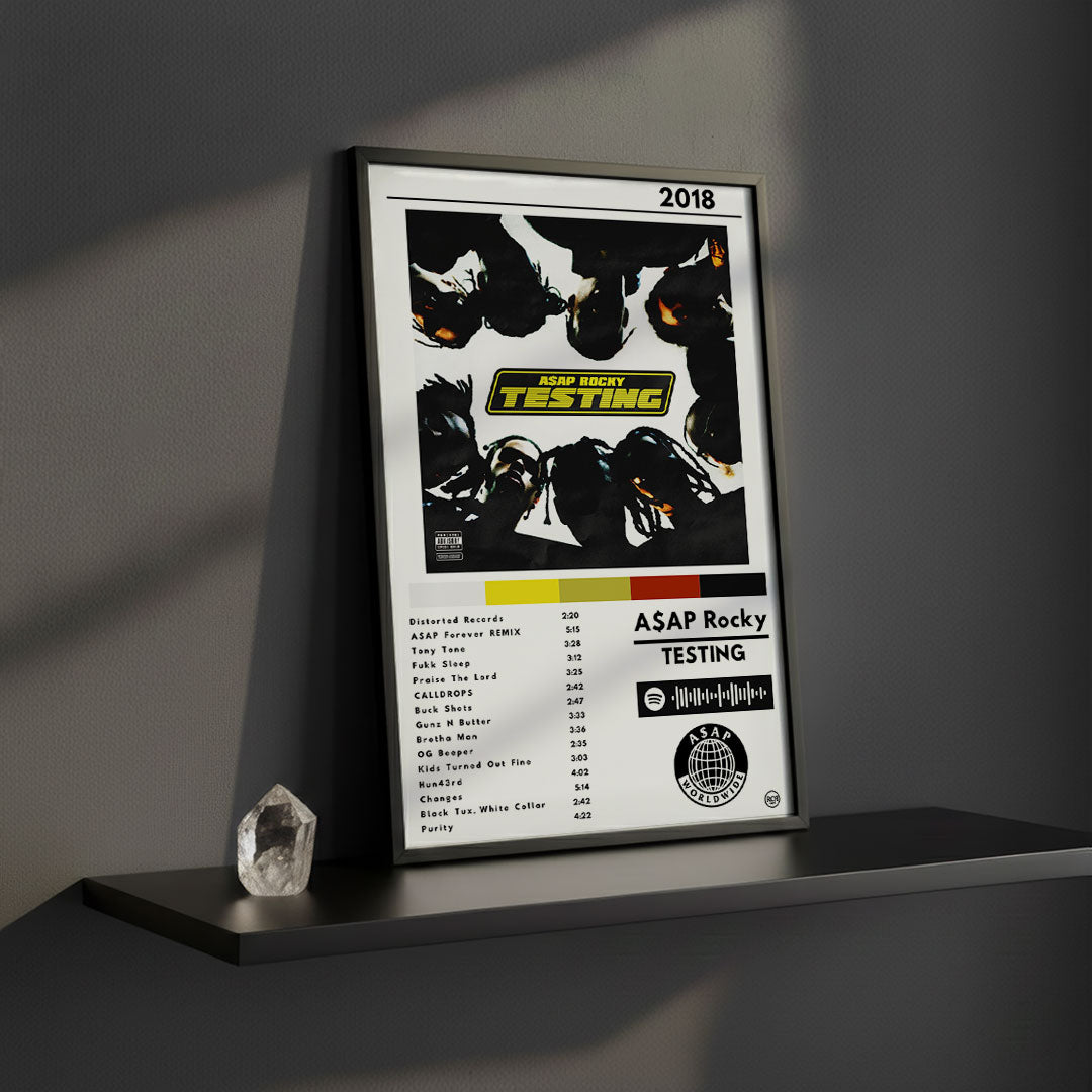 Cuadro A$AP Rocky - Testing - Catarsis Visual