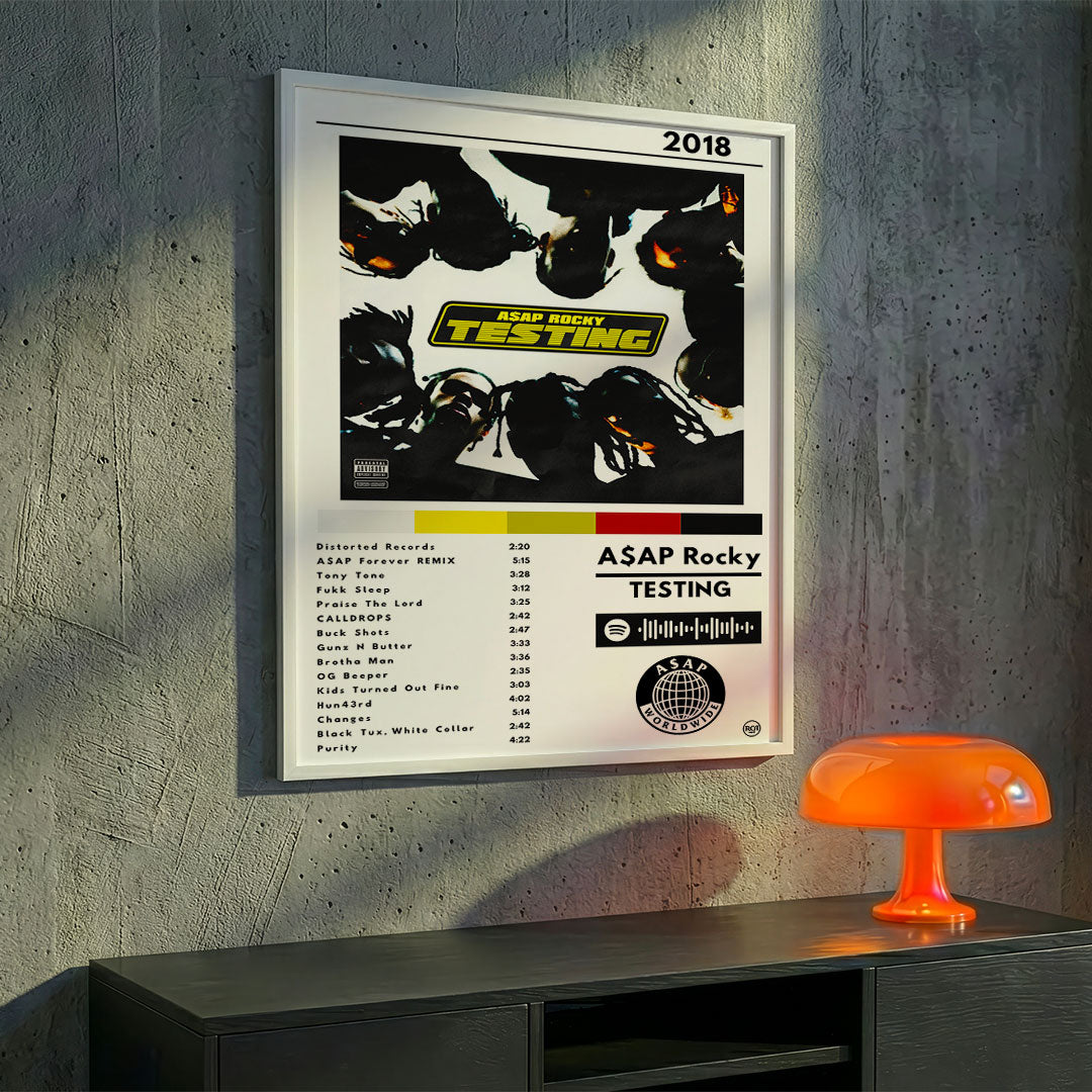 Cuadro A$AP Rocky - Testing - Catarsis Visual