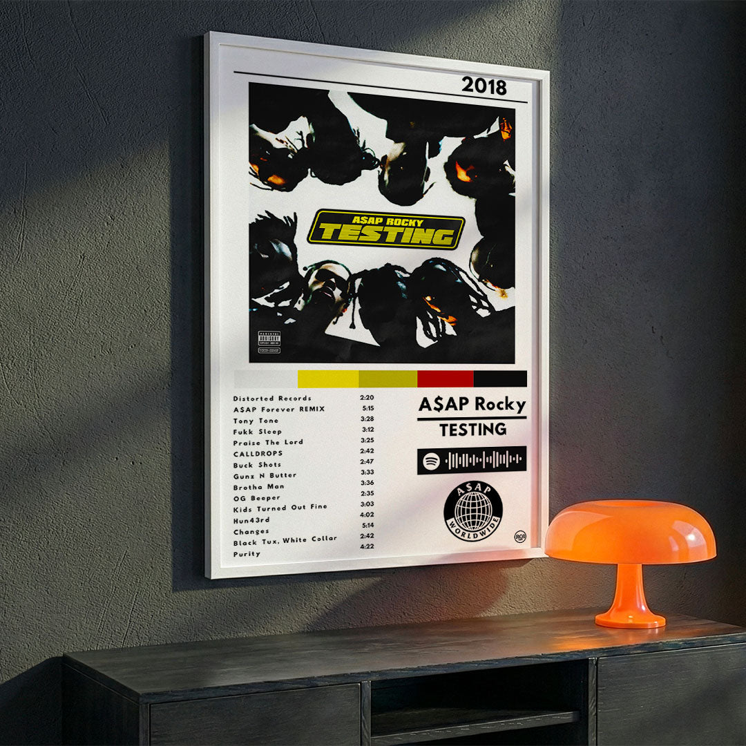 Cuadro A$AP Rocky - Testing - Catarsis Visual