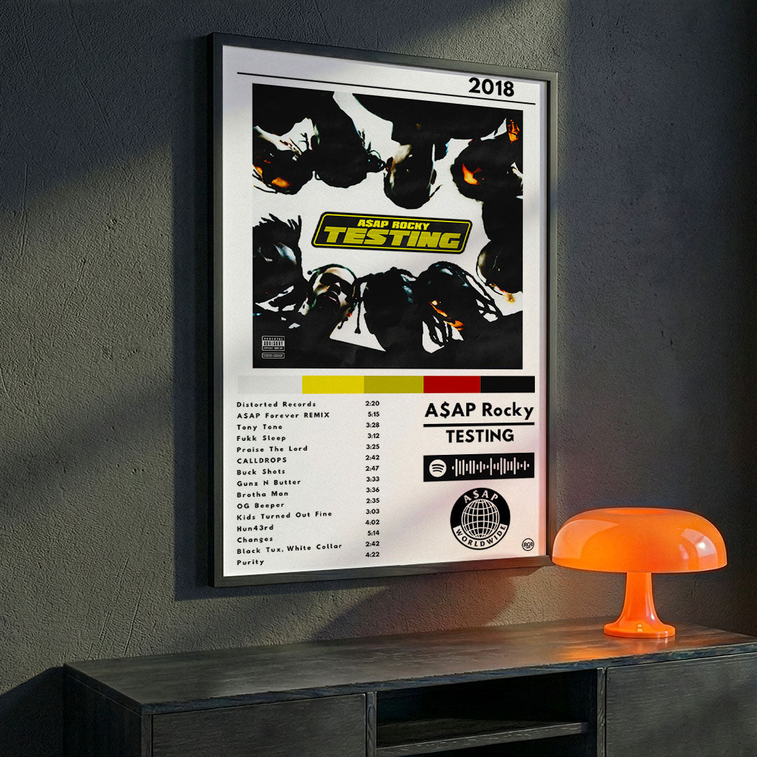 Cuadro A$AP Rocky - Testing - Catarsis Visual