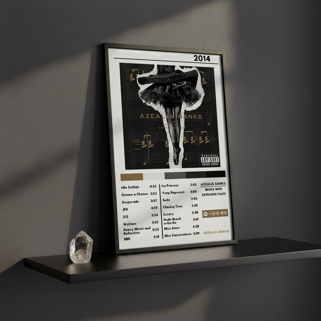 Cuadro Azealia Banks - Broke with Expensive Taste - Catarsis Visual