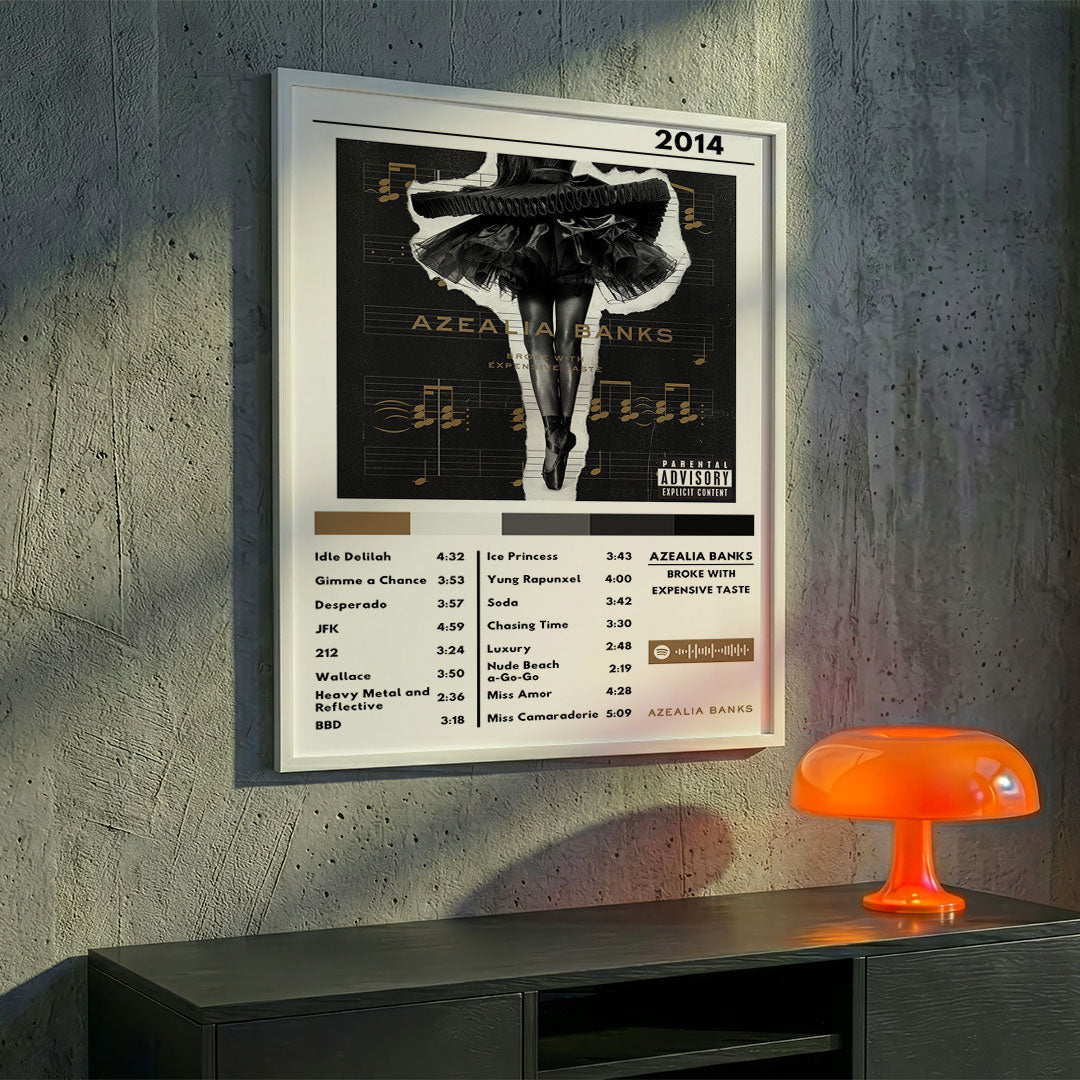 Cuadro Azealia Banks - Broke with Expensive Taste - Catarsis Visual