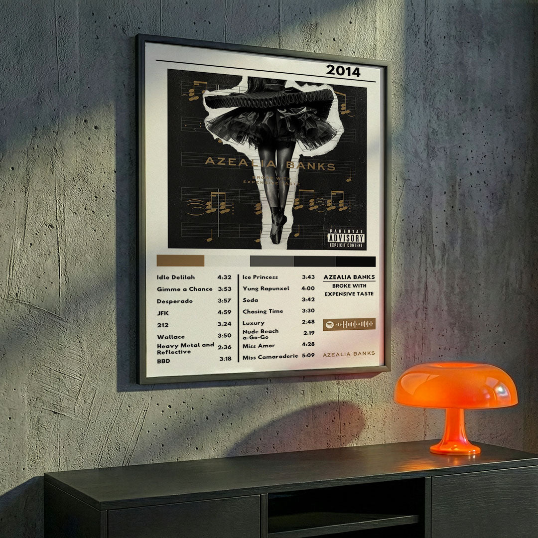 Cuadro Azealia Banks - Broke with Expensive Taste - Catarsis Visual