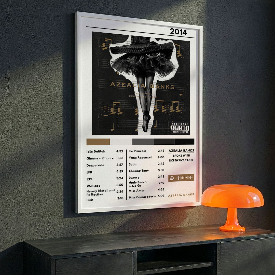 Cuadro Azealia Banks - Broke with Expensive Taste - Catarsis Visual