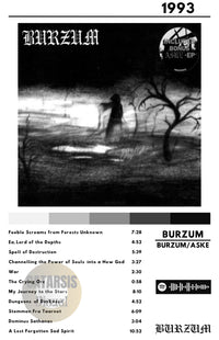 Cuadro Burzum - Burzum / Aske
