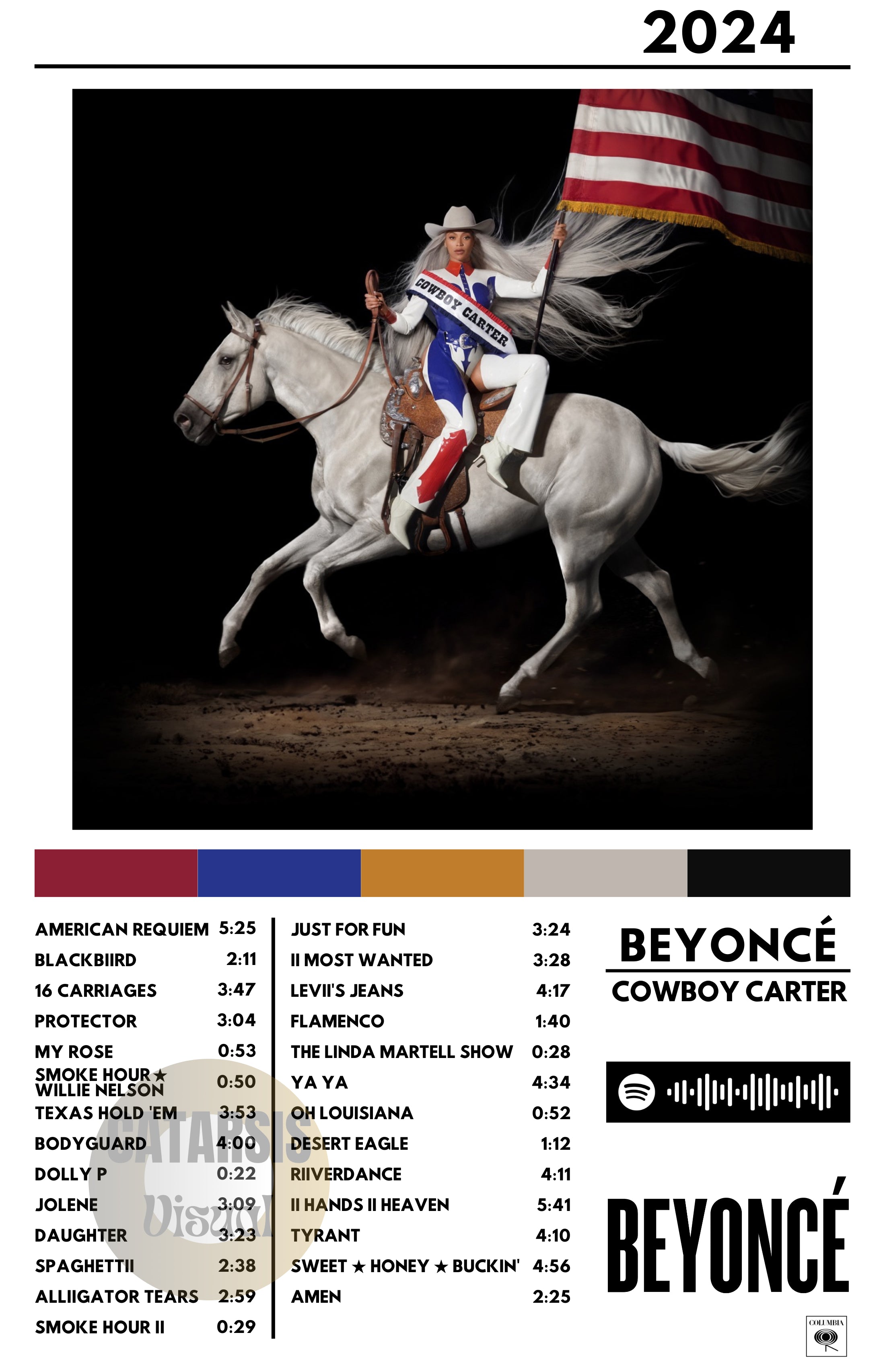 Cuadro Beyoncé - Cowboy Carter