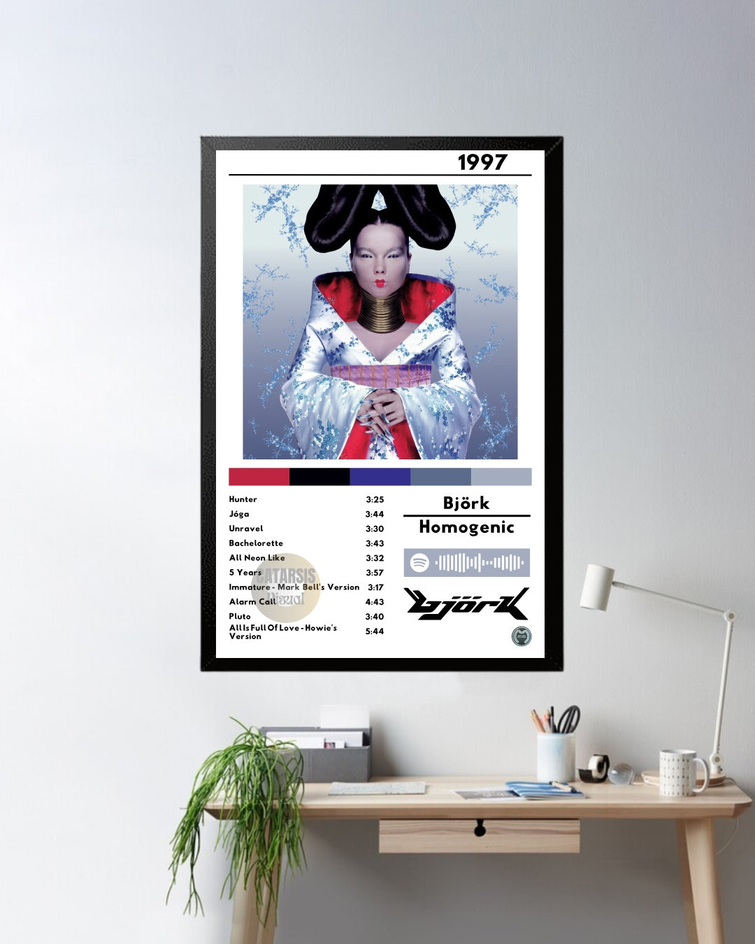 Cuadro Björk - Homogenic