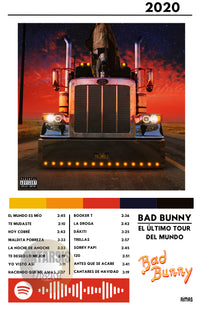 Cuadro Bad Bunny - EL ÚLTIMO TOUR DEL MUNDO