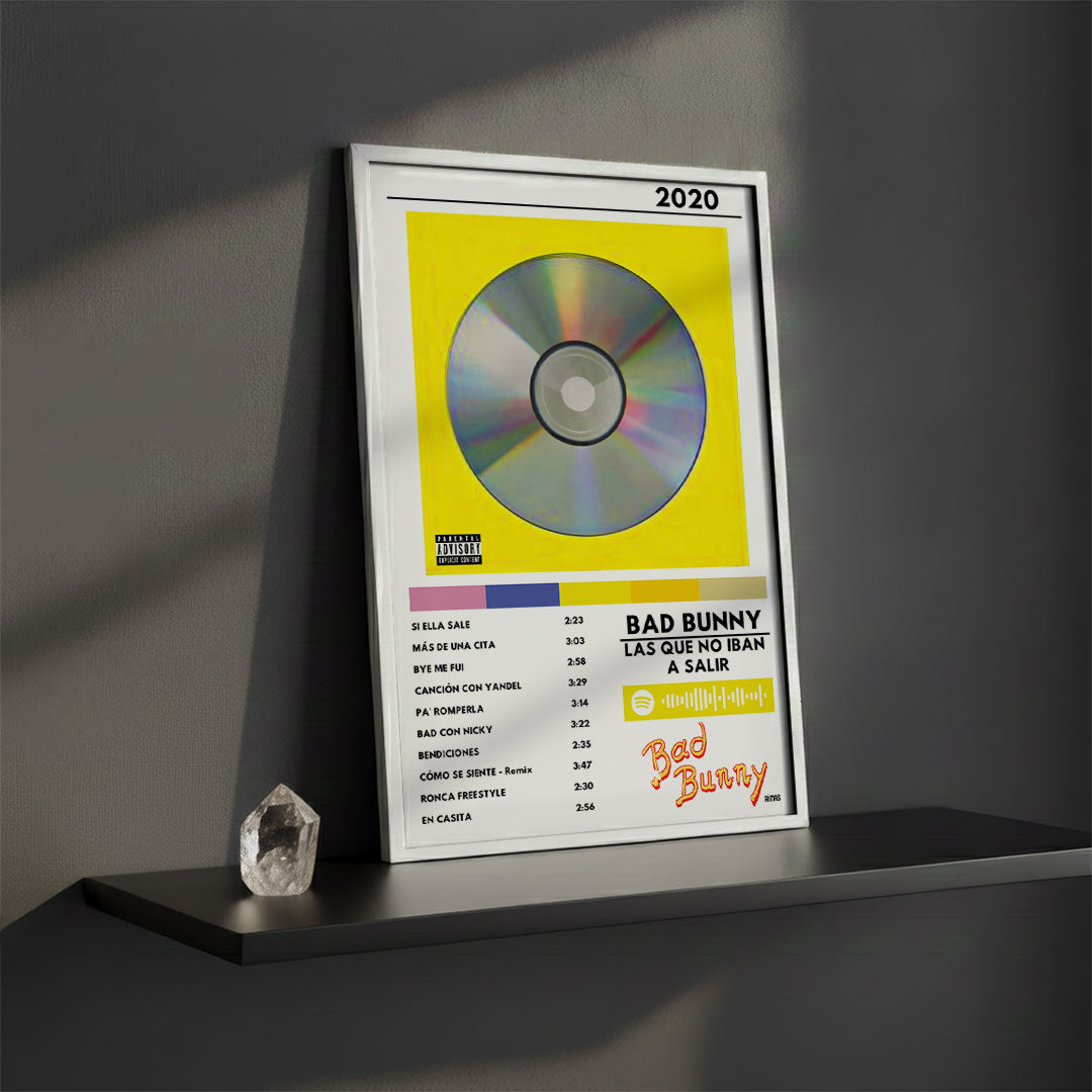 Cuadro Bad Bunny - LAS QUE NO IBAN A SALIR - Catarsis Visual