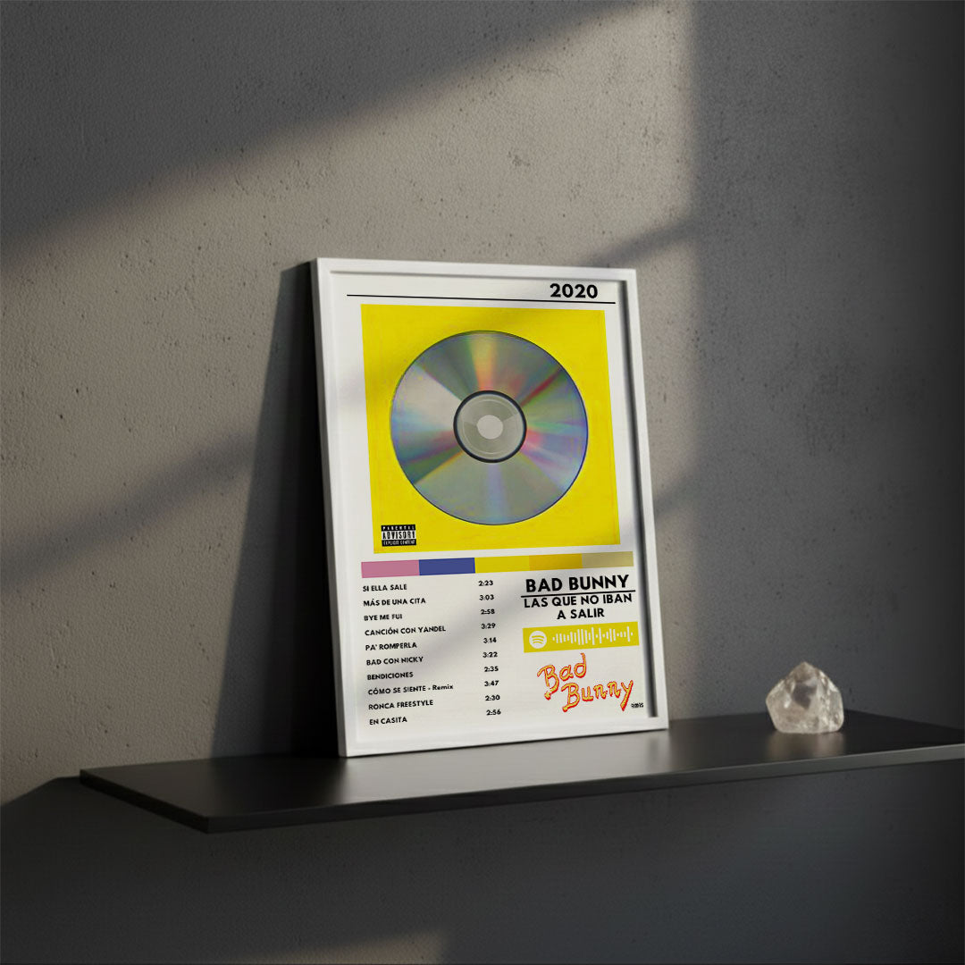 Cuadro Bad Bunny - LAS QUE NO IBAN A SALIR