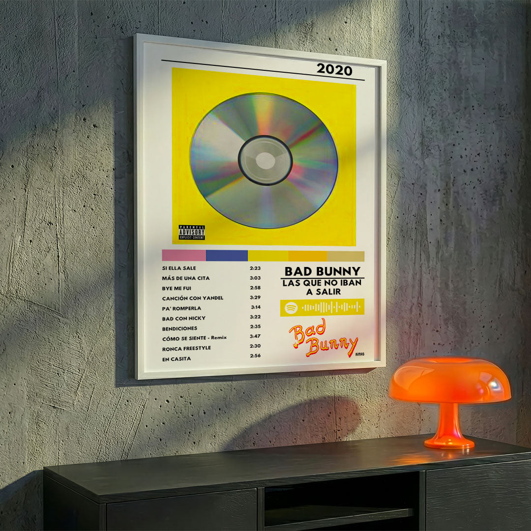 Cuadro Bad Bunny - LAS QUE NO IBAN A SALIR - Catarsis Visual