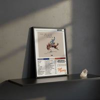 Cuadro Bad Bunny - nadie sabe lo que va a pasar mañana - Catarsis Visual