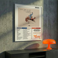 Cuadro Bad Bunny - nadie sabe lo que va a pasar mañana - Catarsis Visual