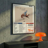 Cuadro Bad Bunny - nadie sabe lo que va a pasar mañana - Catarsis Visual