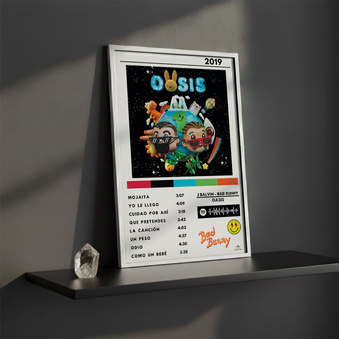 Cuadro Bad Bunny - OASIS - Catarsis Visual