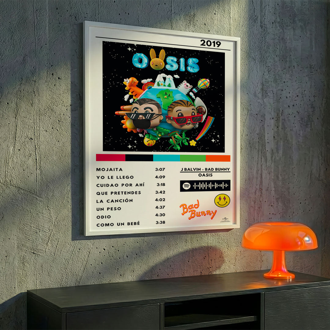 Cuadro Bad Bunny - OASIS - Catarsis Visual