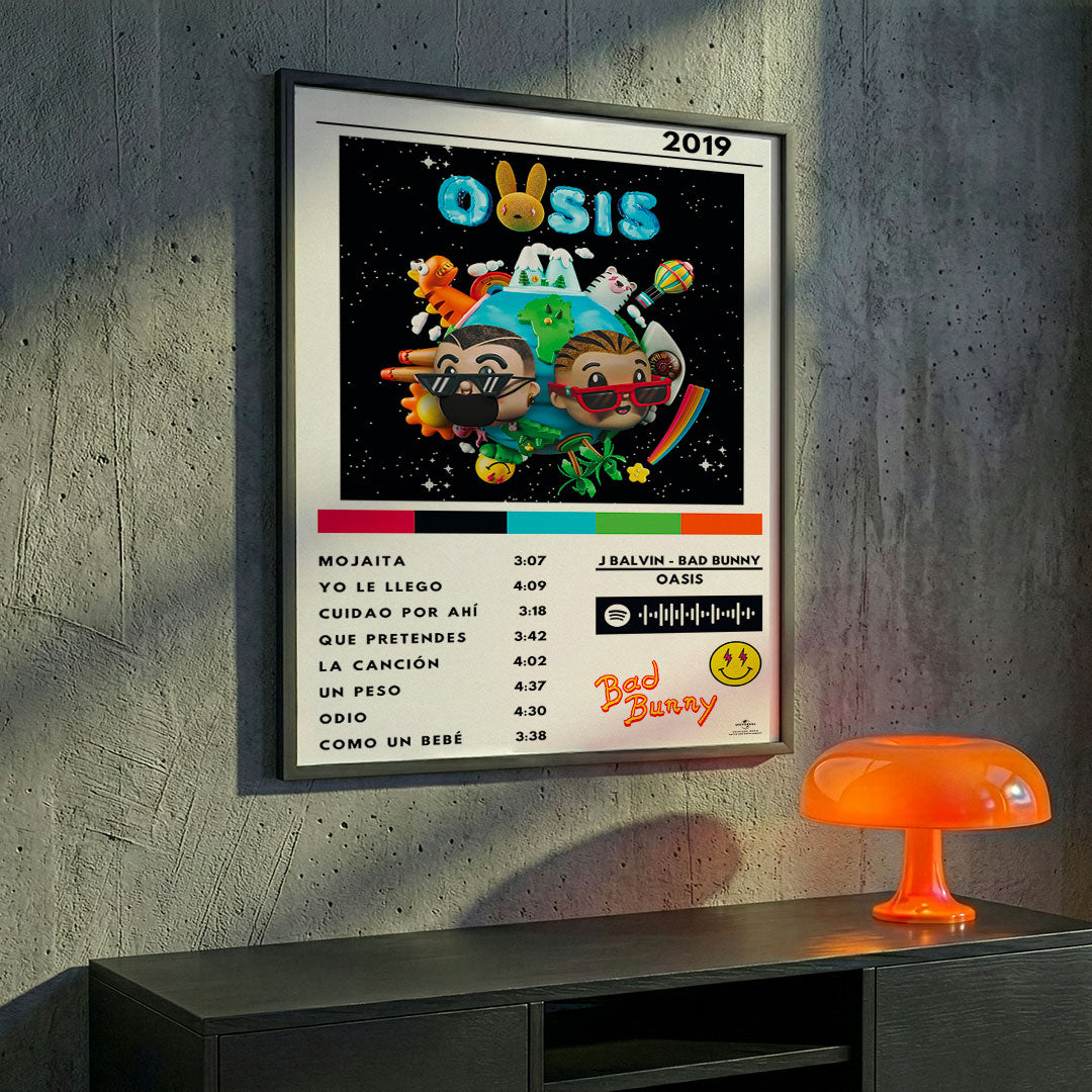 Cuadro Bad Bunny - OASIS - Catarsis Visual