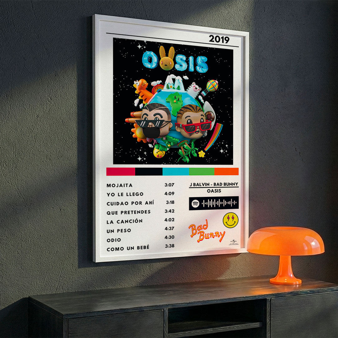Cuadro Bad Bunny - OASIS - Catarsis Visual