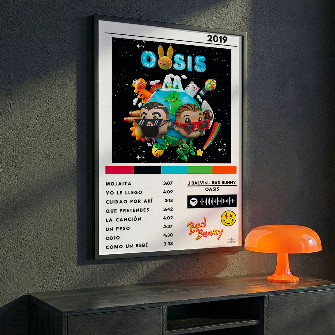 Cuadro Bad Bunny - OASIS - Catarsis Visual