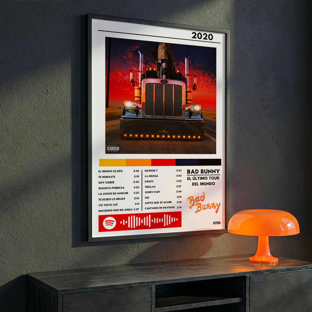 Cuadro Bad Bunny - EL ÚLTIMO TOUR DEL MUNDO - Catarsis Visual