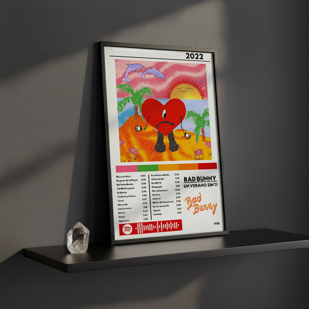 Cuadro Bad Bunny - Un verano sin ti - Catarsis Visual
