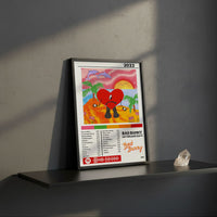 Cuadro Bad Bunny - Un verano sin ti - Catarsis Visual