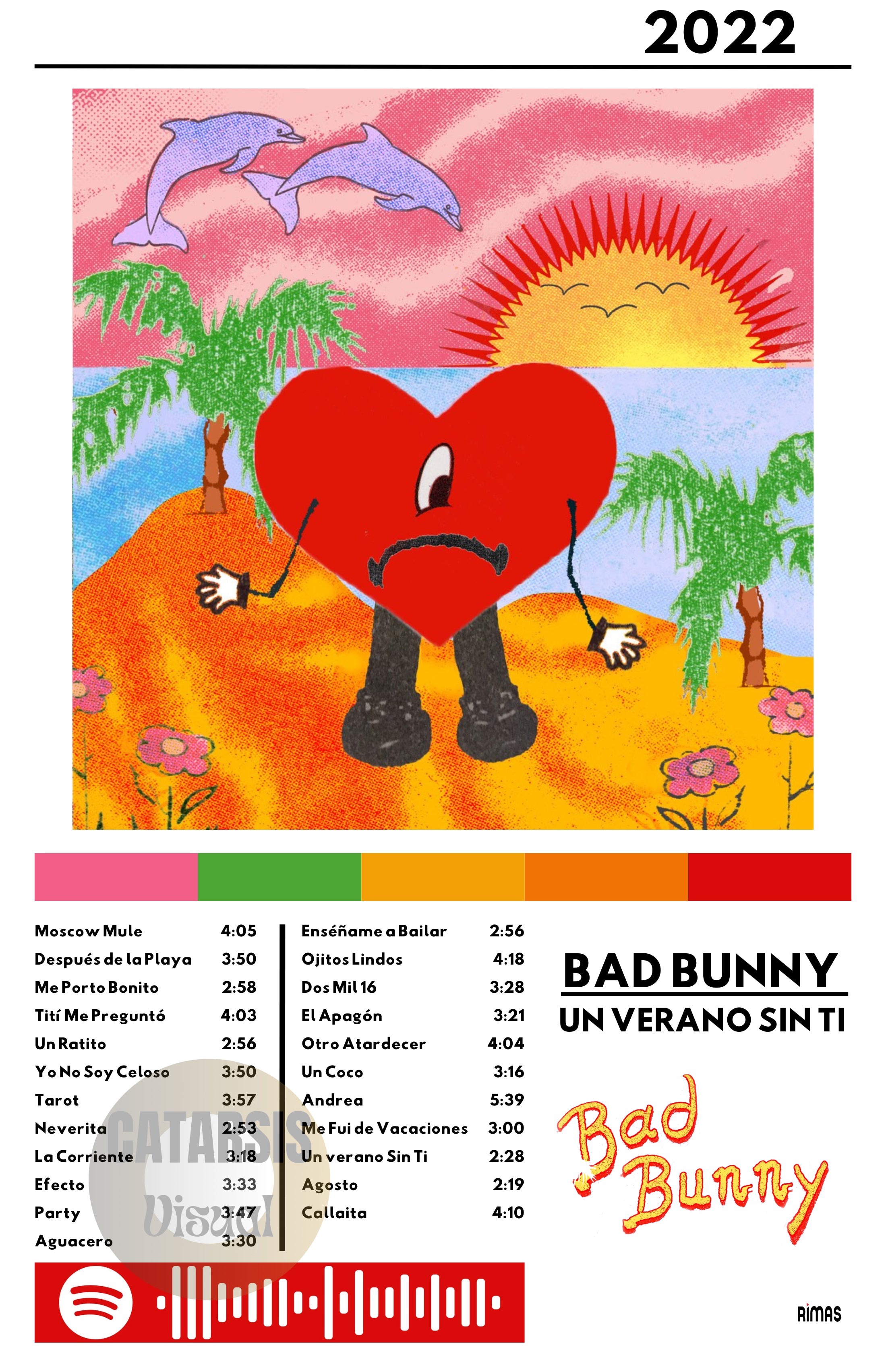 Cuadro Bad Bunny - Un verano sin ti