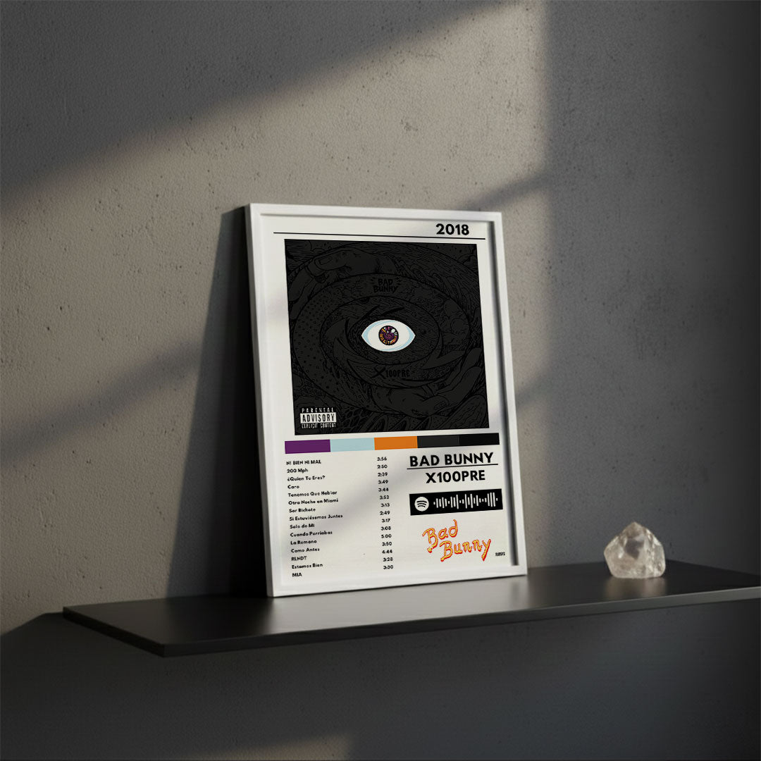 Cuadro Bad Bunny - X 100PRE