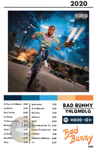 Cuadro Bad Bunny - YHLQMDLG