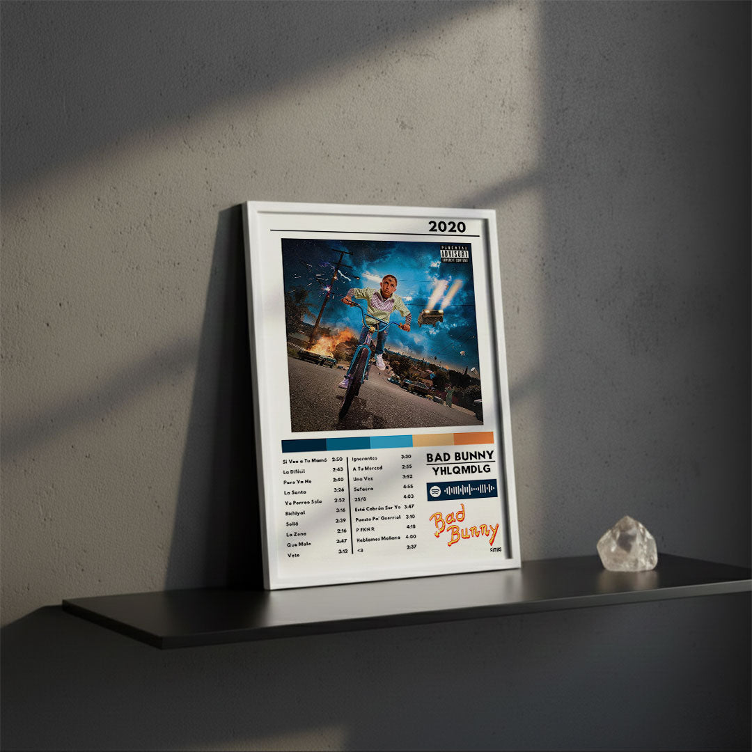 Cuadro Bad Bunny - YHLQMDLG