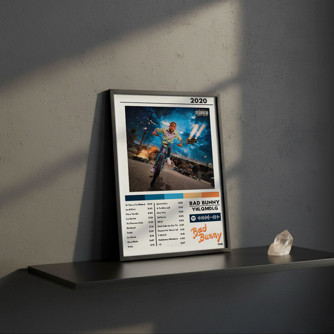 Cuadro Bad Bunny - YHLQMDLG