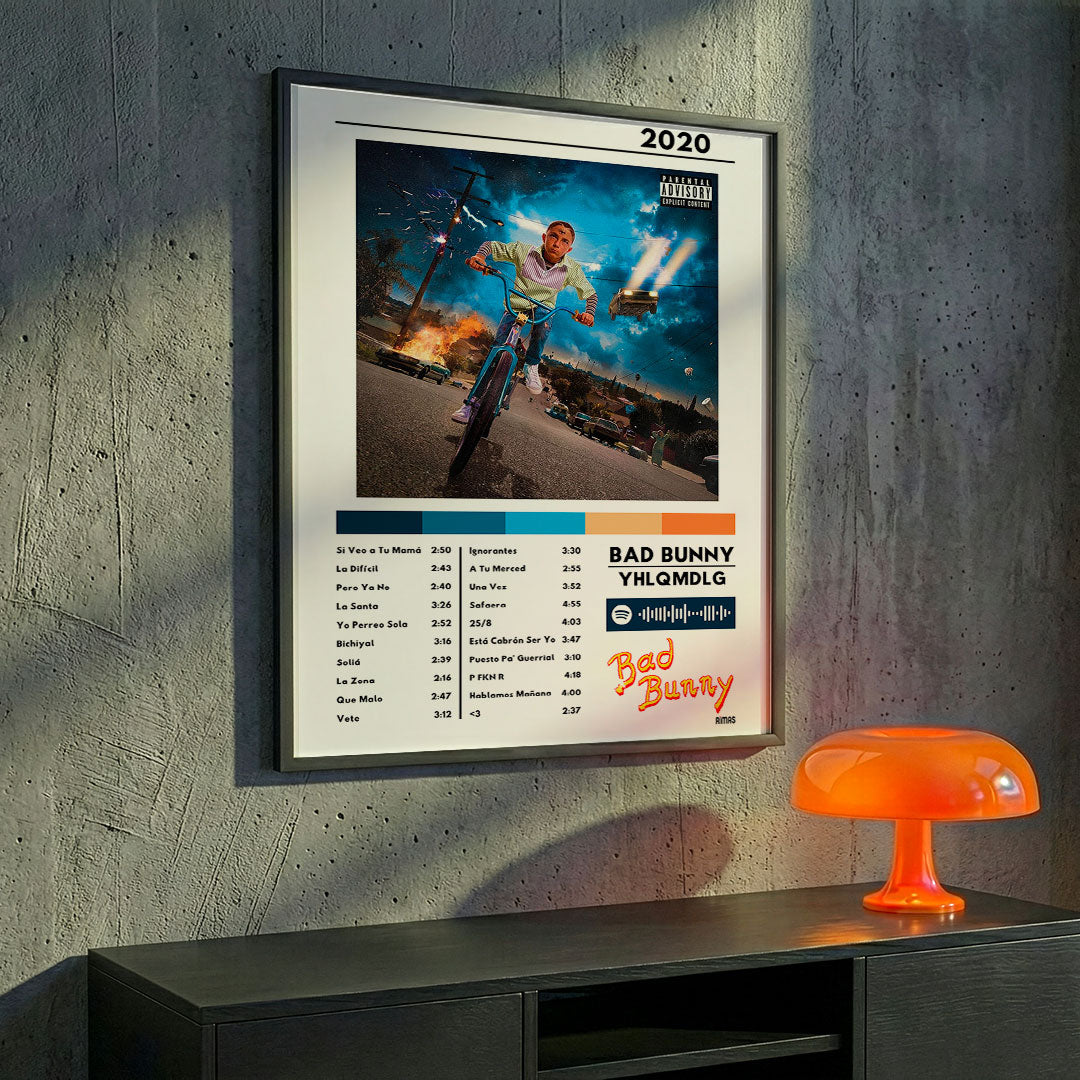 Cuadro Bad Bunny - YHLQMDLG - Catarsis Visual