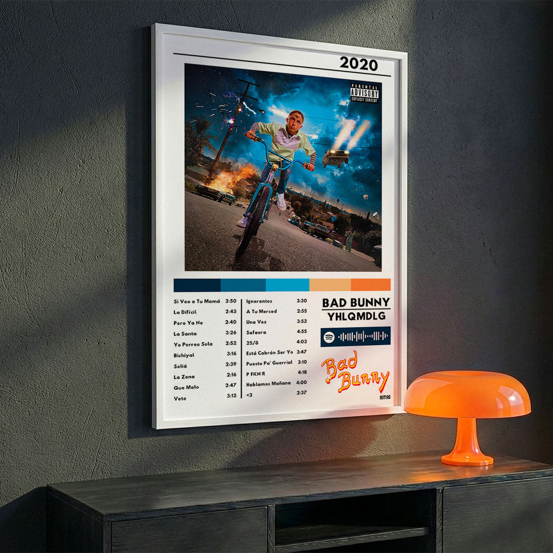 Cuadro Bad Bunny - YHLQMDLG - Catarsis Visual