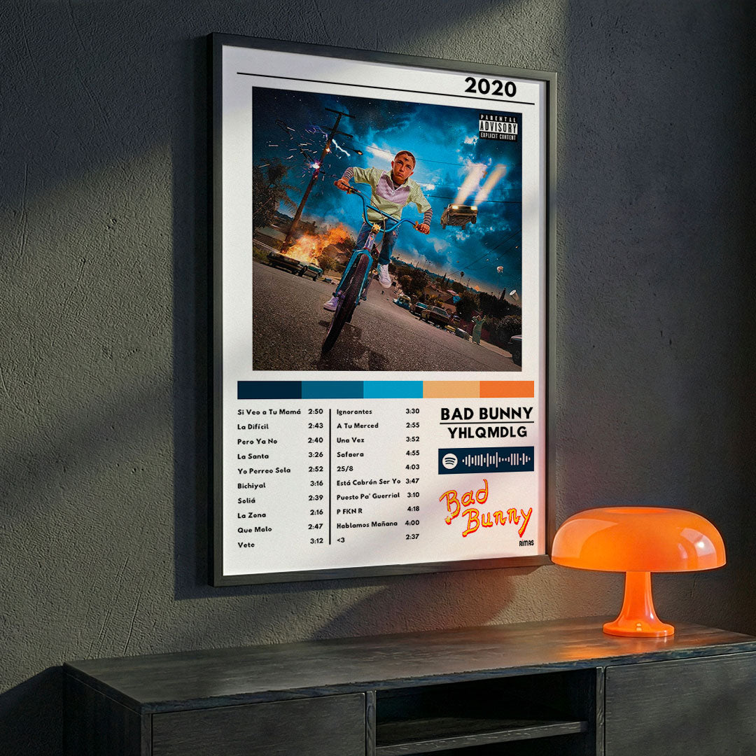 Cuadro Bad Bunny - YHLQMDLG - Catarsis Visual