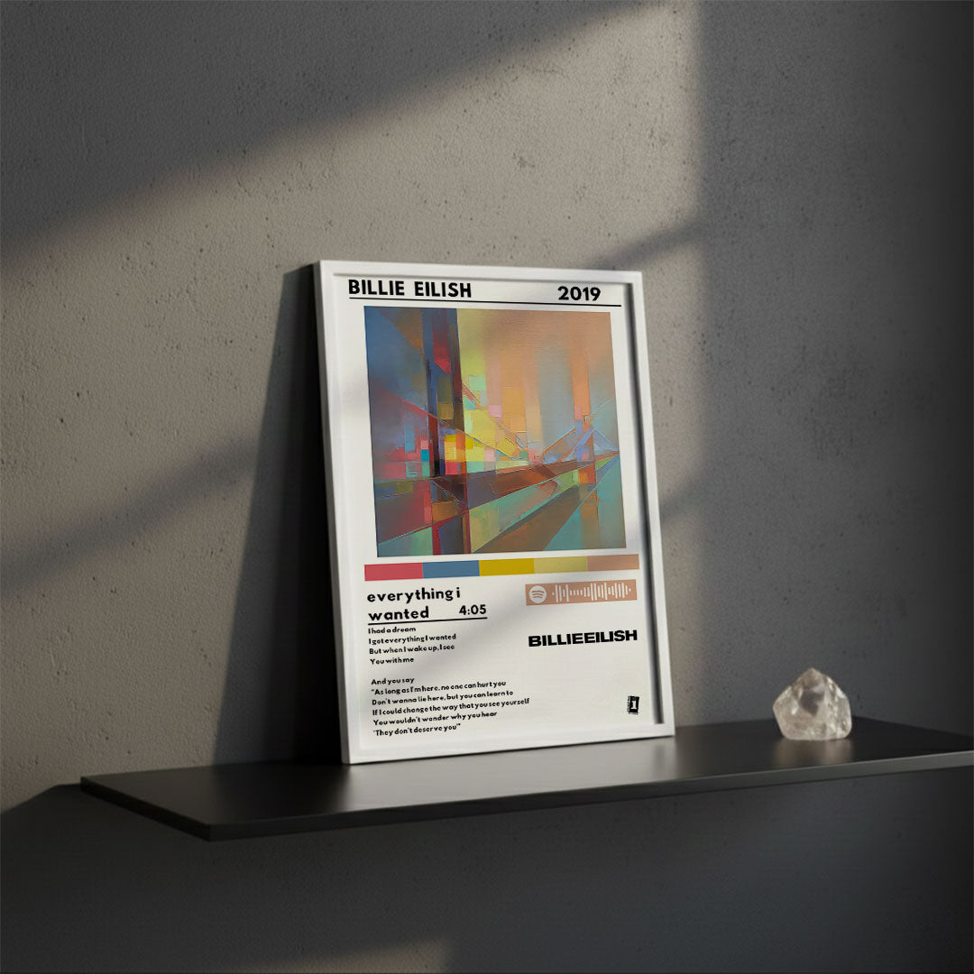 Cuadro Billie Eilish - everything i wanted