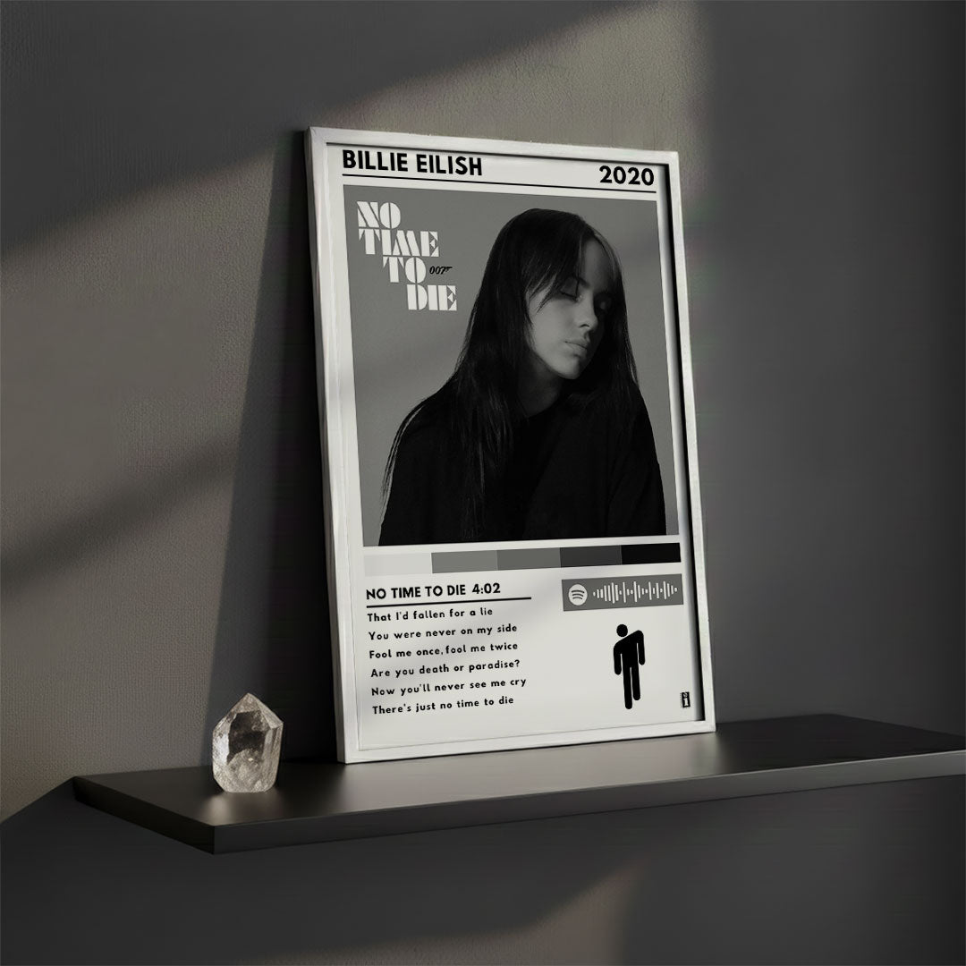 Cuadro Billie Eilish - No Time To Die - Catarsis Visual