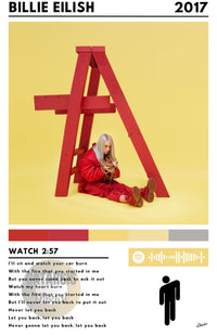 Cuadro Billie Eilish - watch