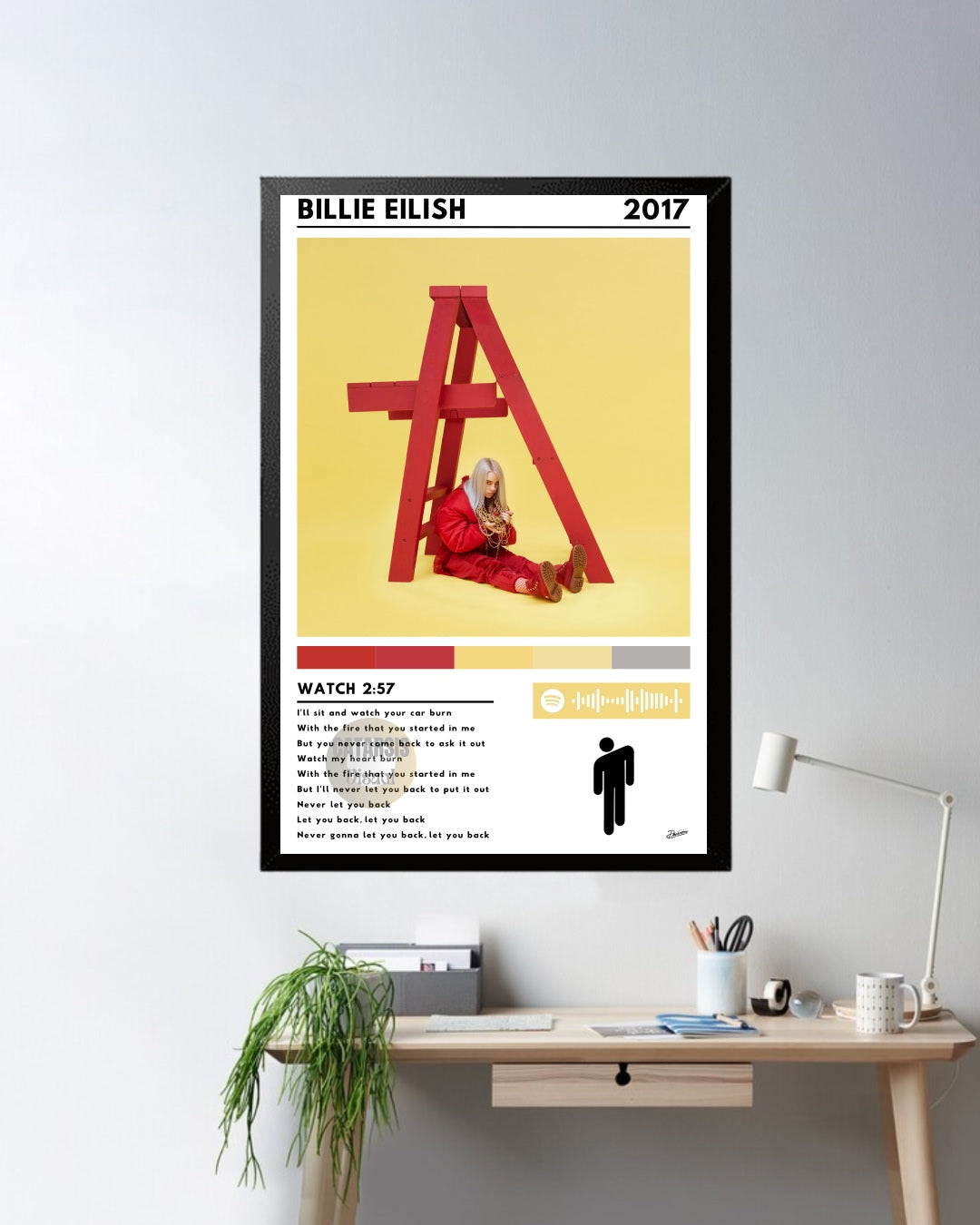 Cuadro Billie Eilish - watch