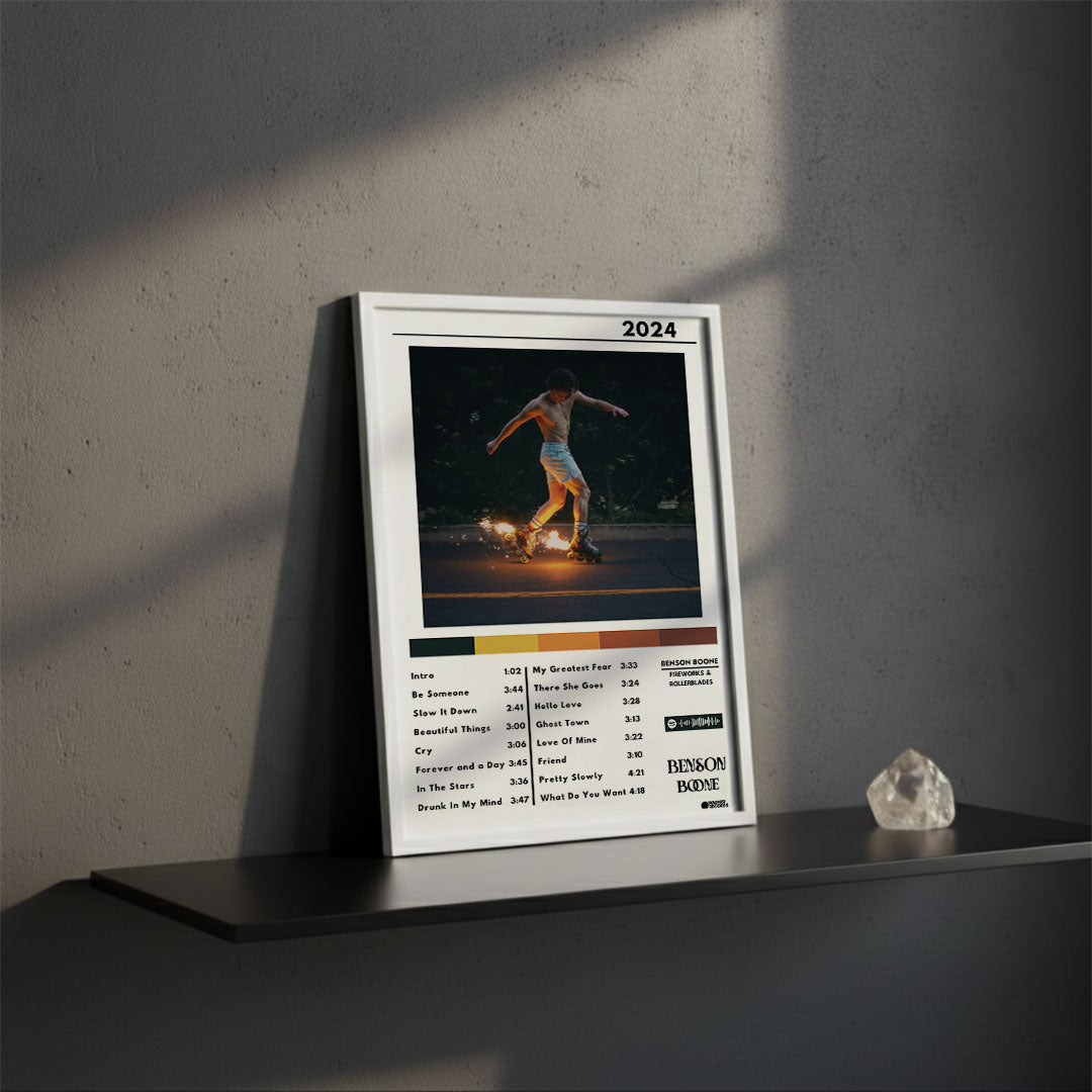 Cuadro Benson Boone - Fireworks & Rollerblades