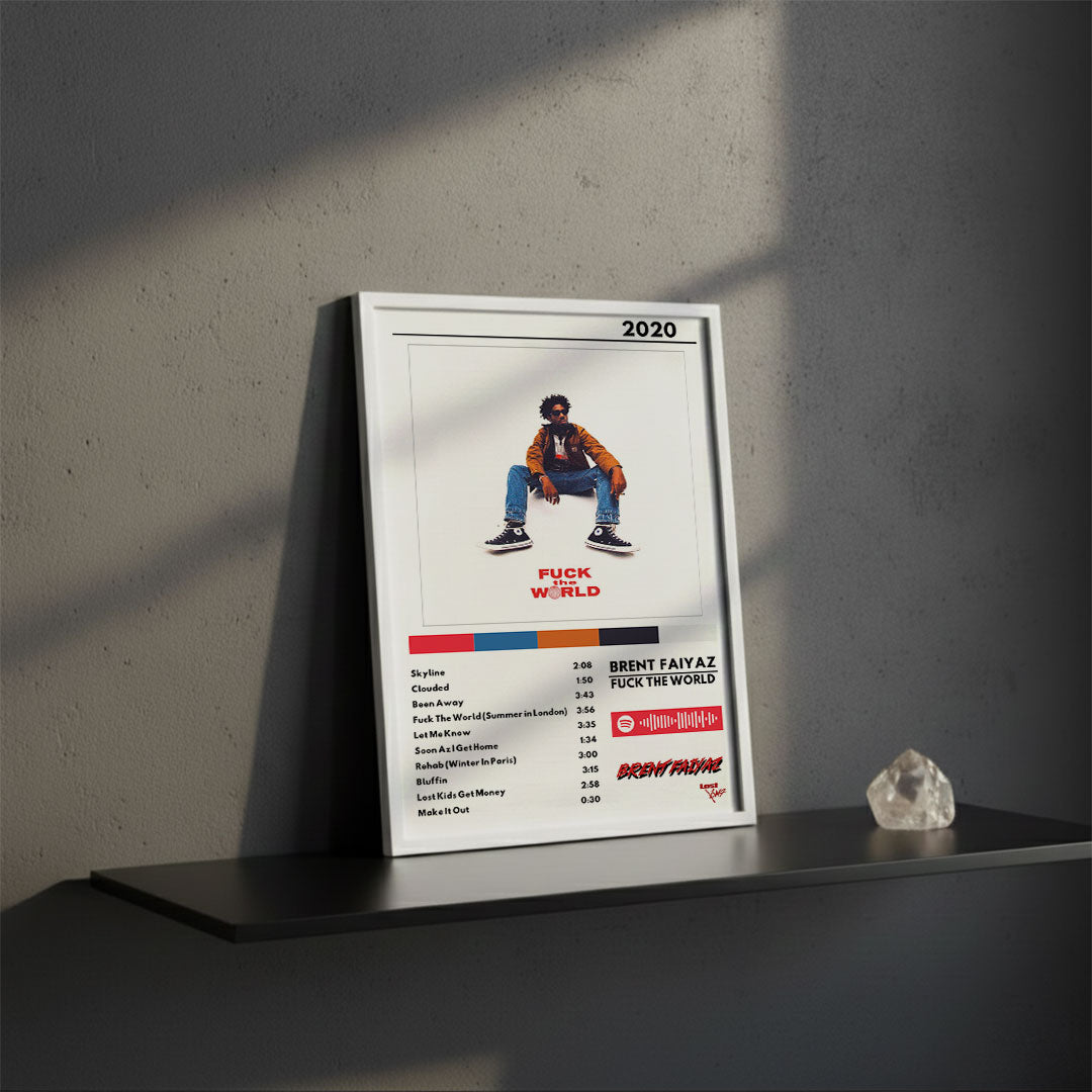 Cuadro Brent Faiyaz - Fuck the World