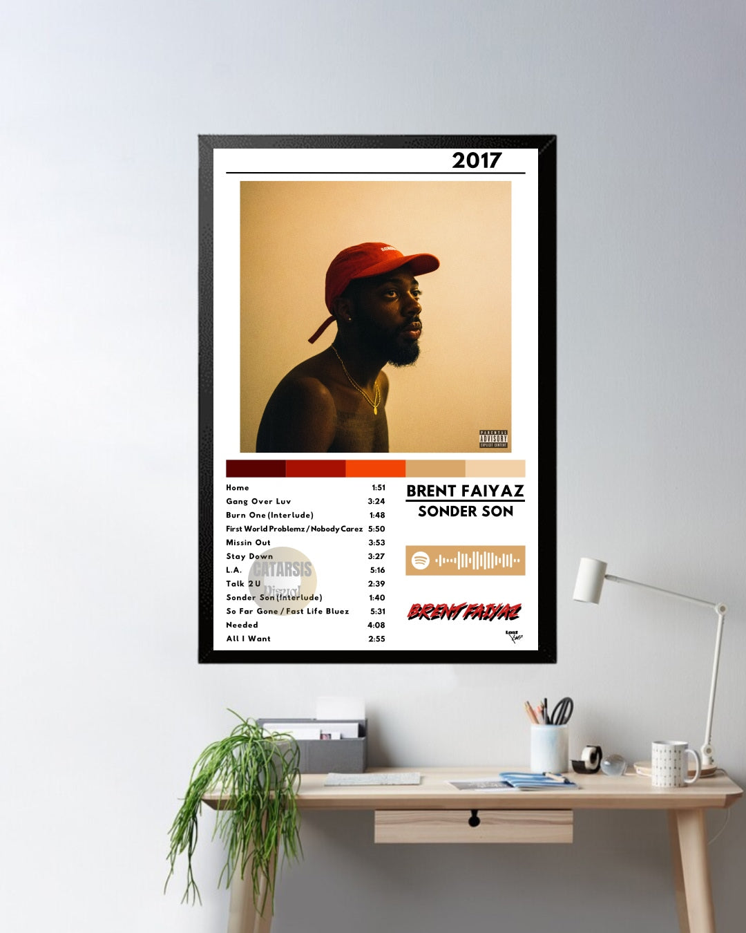 Cuadro Brent Faiyaz - Sonder Son