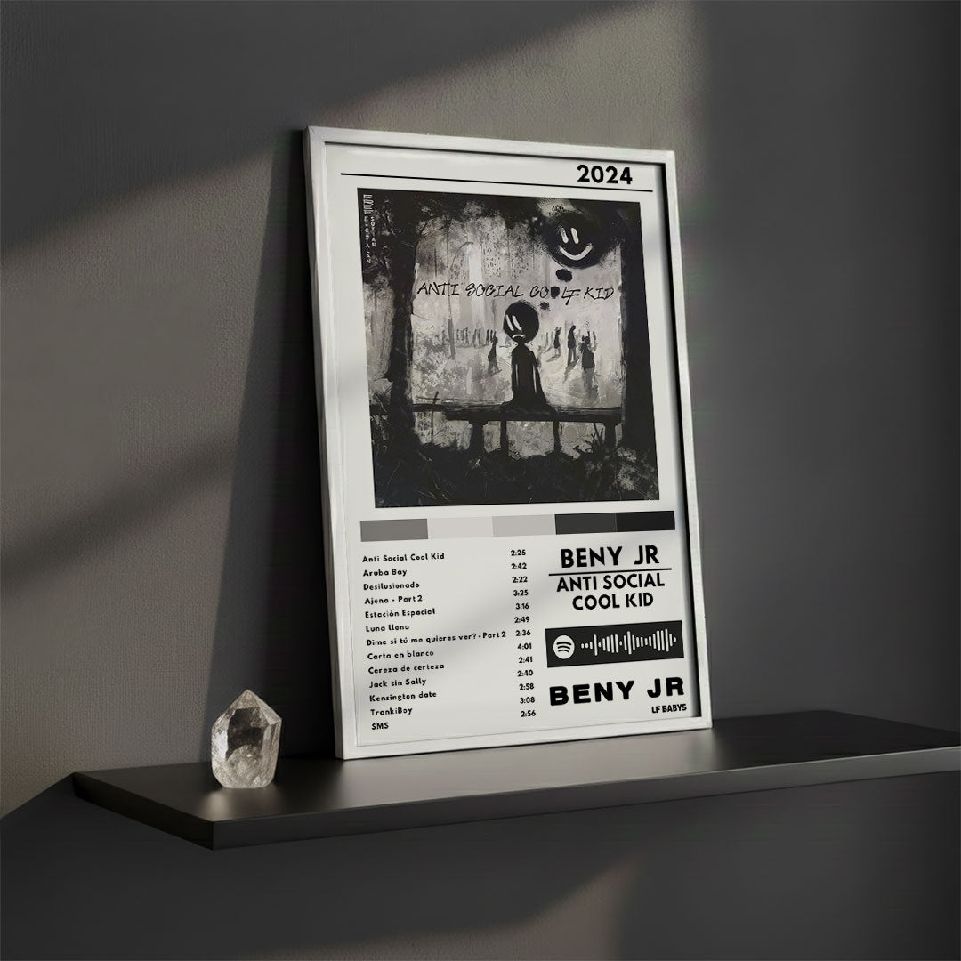 Cuadro Beny Jr - Anti Social Cool Kid - Catarsis Visual