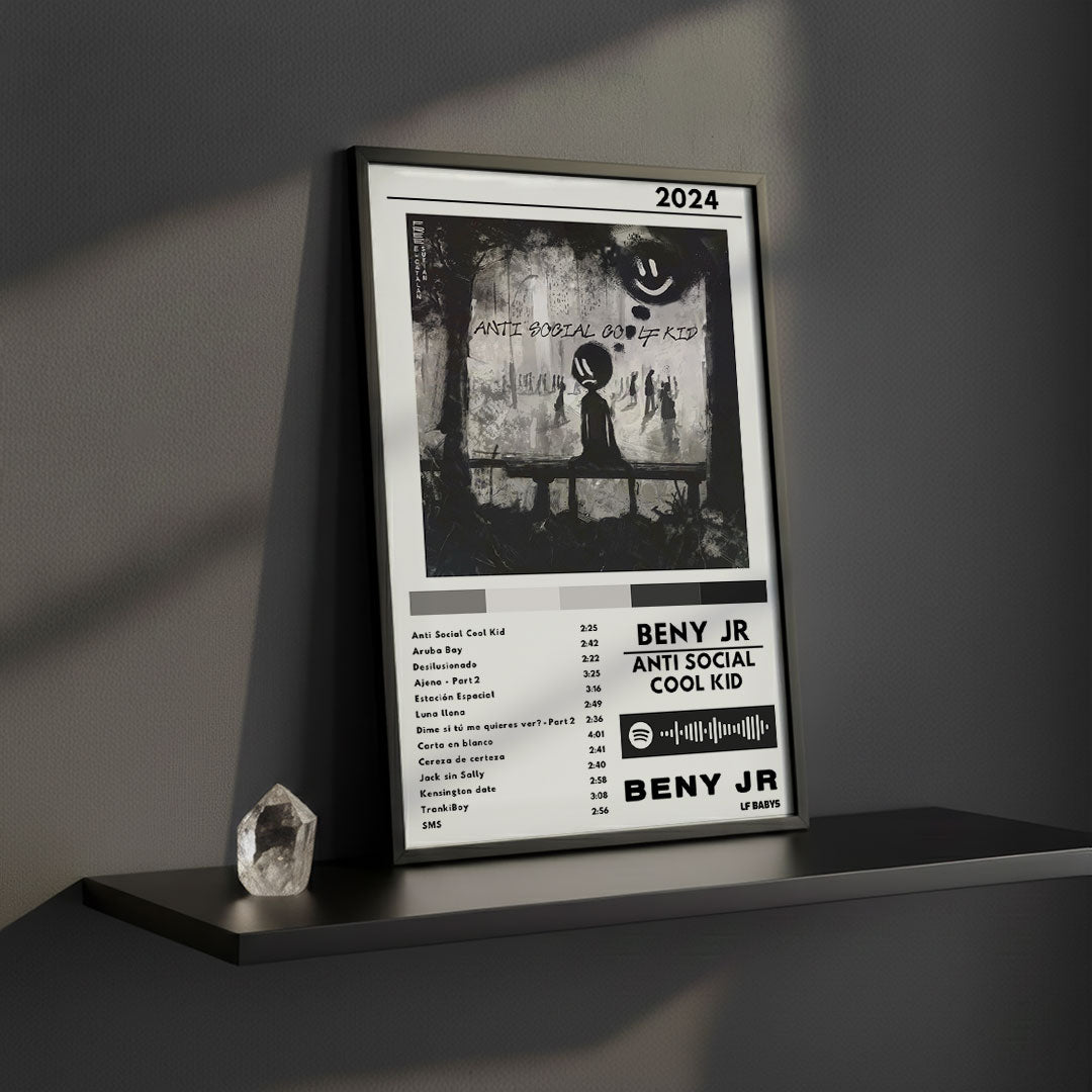 Cuadro Beny Jr - Anti Social Cool Kid - Catarsis Visual