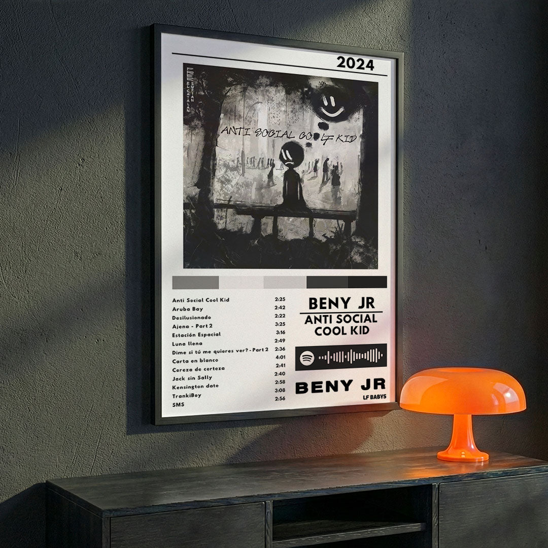 Cuadro Beny Jr - Anti Social Cool Kid - Catarsis Visual